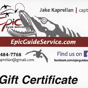 Epic Guide Service - Gift Certificate