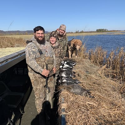 Waterfowl hunting, Mississippi River