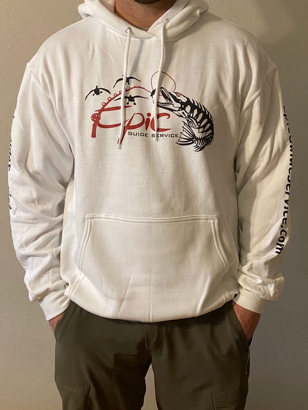 Fishing Apparel - Core Fleece Pullover Hooded Sweatshirt - Front View