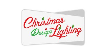 Christmas Design Lighting Logo Design